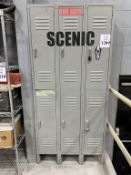 6 SECTION METAL LOCKERS