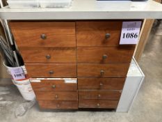 CONTENTS OF 12-DRAWER STORAGE CABINET