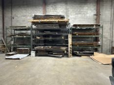 CONTENTS OF 3 SECTIONS OF PALLET RACKING