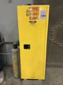 ULINE FLAMMABLE STORAGE CABINET WITH CONTENTS