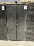 2-DOOR METAL STORAGE CABINET