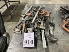 LOT CONSISTING OF: VARIOUS HEAVY DUTY CLAMPS