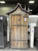 OUTHOUSE STORAGE CABINET WITH CONTENTS