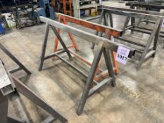 HEAVY DUTY METAL SAW HORSES