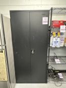 2-DOOR METAL STORAGE CABINET