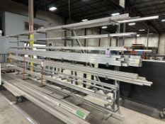 CANTILEVER RACK WITH CONTENTS