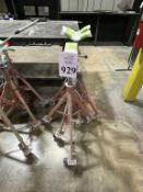 RIDGID V-HEAD PIPE STANDS