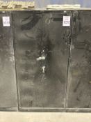 2-DOOR METAL STORAGE CABINET