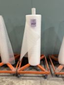 METAL MATERIAL CART ON CASTERS