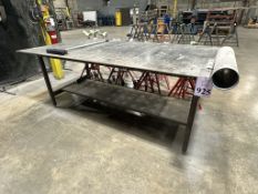 8' HEAVY DUTY METAL WORK BENCH