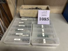 LOT CONSISTING OF: (3) PLASTIC CASES AND (1) WOOD