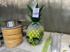 PINEAPPLE SKULL SCULPTURE