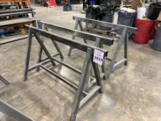 HEAVY DUTY METAL SAW HORSES