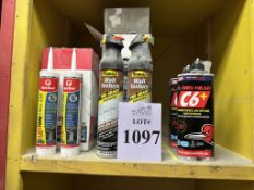 LOT CONSISTING OF: CAULK, WALL TEXTURE & ADHESIVE