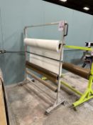 METAL MATERIAL CART ON CASTERS