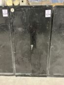 2-DOOR METAL STORAGE CABINET