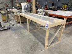 28' WOOD WORKING STATION WITH DEWALT MITER SAW