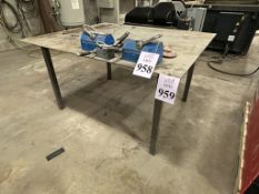 5' HEAVY DUTY METAL WORK TABLE