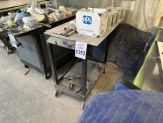 PLASTIC UTILITY CART ON CASTERS