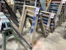 WOOD SAW HORSES