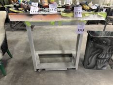 METAL CART ON CASTERS