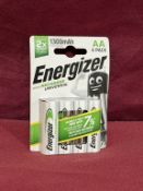 PACKS OF ENERGIZER AA ACCU RECHARGE BATTERIES