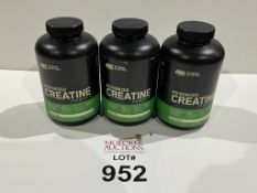 ON OPTIMUM NUTRITION MICRONIZED CREATINE 1.32 LBS.