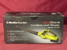 MUELLER GARDEN ULTRA STORM CORDLESS LEAF BLOWER