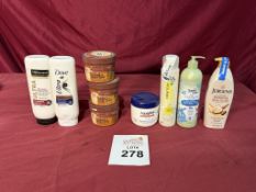 LOT CONSISTING OF (9) ASSORTED HAIR PRODUCTS