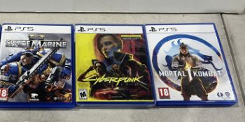 ASSORTED PS5 GAMES (NEW AND OPEN)