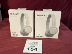 SONY WH-CH520 HEADPHONES