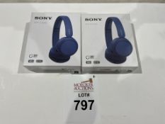 SONY WH-CH520 HEADSET (NEW)