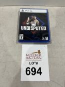 PS5 UNDISPUTED GAME (NEW)