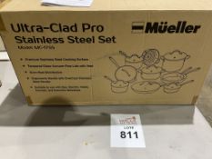 MUELLER ULTRA-CLAD PRO STAINLESS STEEL SET (NEW)