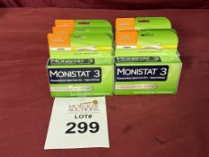 LOT CONSISTING OF (6) MONISTAT 3-DAY TREATMENT CREAM