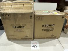 LOT CONSISTING OF (2) ASSORTED KEURIG COFFEE MAKER