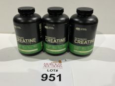 ON OPTIMUM NUTRITION MICRONIZED CREATINE 1.32 LBS.