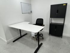 OFFICE SUITE CONSISTING OF L-SHAPED DESK