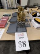 HAAS JOBBER DRILL SET, (2) MODEL: M42-TIN-LETTER