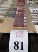 ASSORTED HAAS CARBIDE THREADING INSERTS KITS