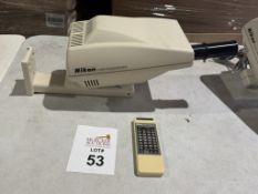 NIKON NP-3S CHART PROJECTOR WITH REMOTE CONTROL