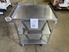 STAINLESS STEEL SERVICE CART