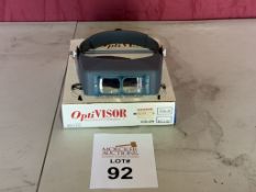 OPTIVISOR DA-3 BINOCULAR MAGNIFIER