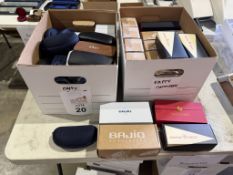 BOXES OF ASSORTED EYEWEAR EMPTY CASES (40 +/-)