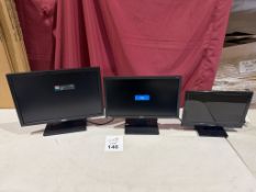 LOT CONSISTING OF (3) ASSORTED MONITORS