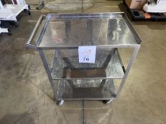 STAINLESS STEEL SERVICE CART