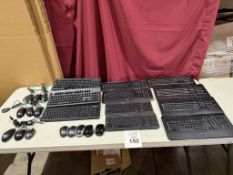 LOT CONSISTING OF ASSORTED KEYBOARDS & MOUSES