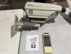 NIKON NP-3S CHART PROJECTOR WITH REMOTE CONTROL