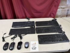 LOT CONSISTING OF ASSORTED KEYBOARDS & MOUSES