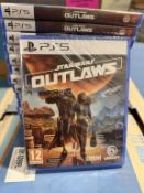 PLAYSTATION 5 STAR WARS OUTLAWS DISK GAME (NEW)